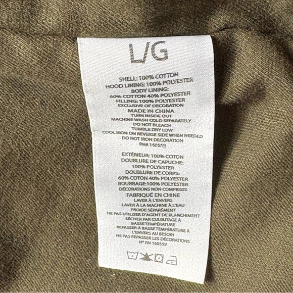 Pittsburgh Steelers Jacket Mens Large Brown Hooded Canvas Zip NFL Darius Rucker - Picture 15 of 16